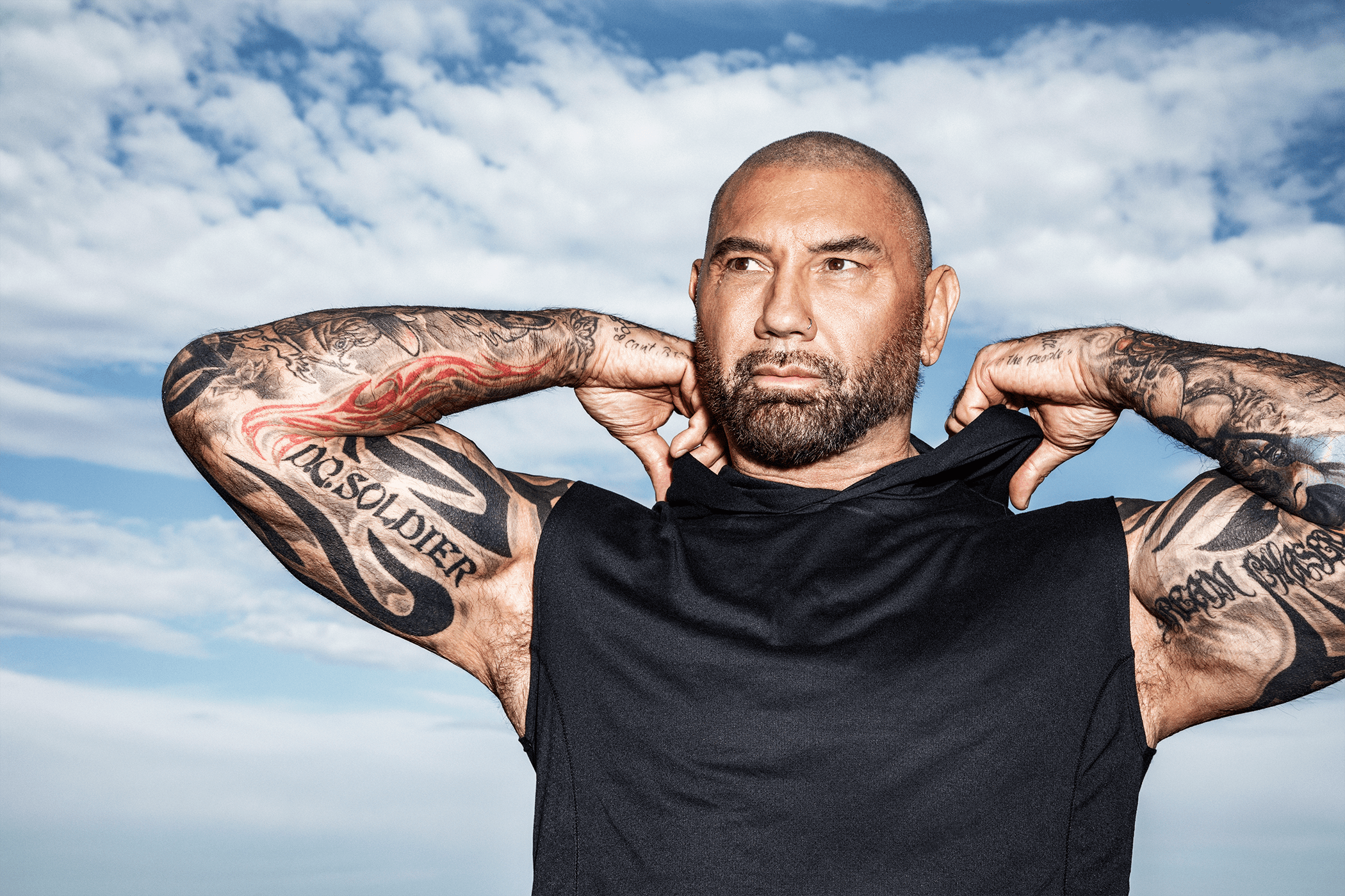 Watch Dave Bautista Breaks Down His Tattoos, Tattoo Tour