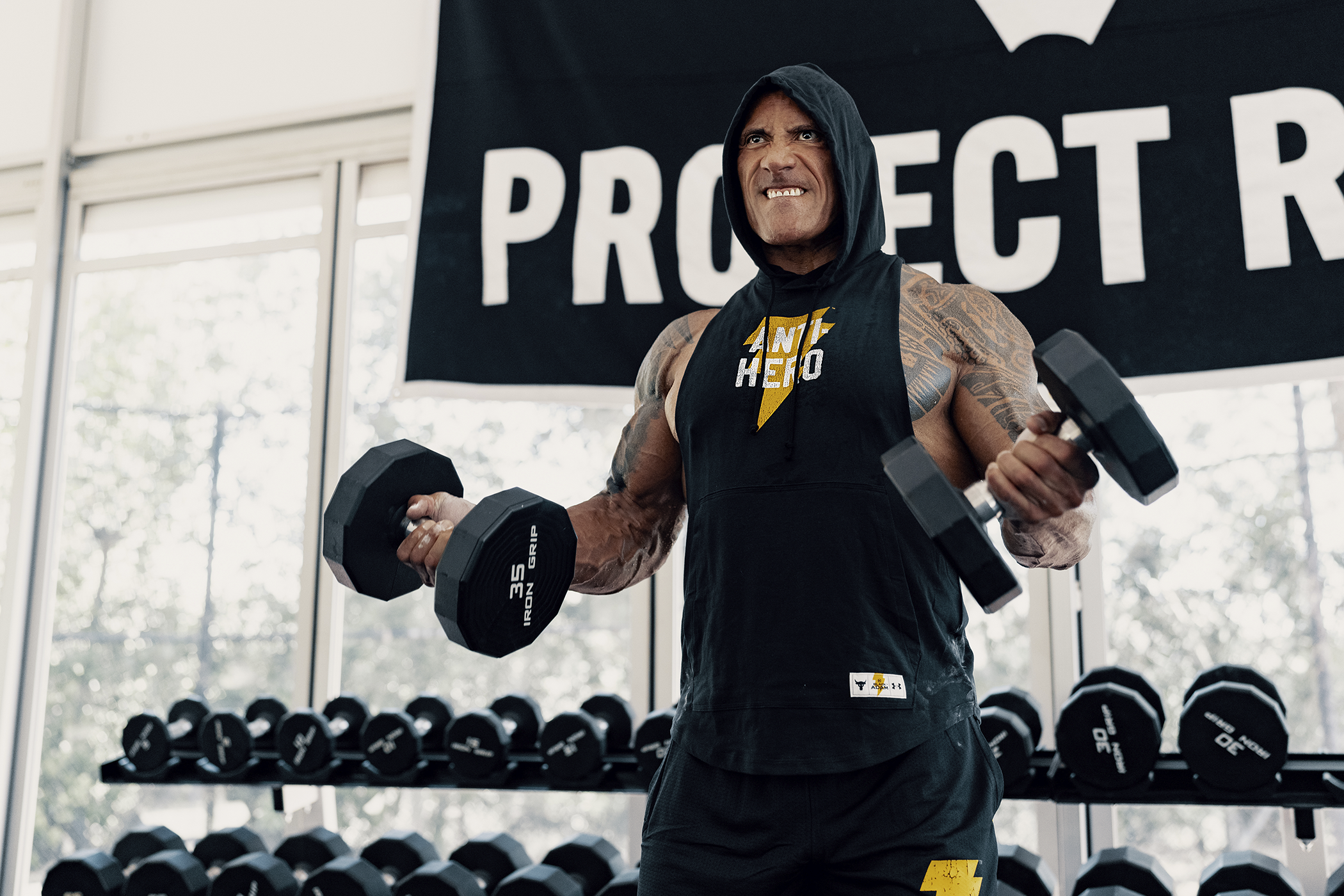 WWE legend The Rock reveals incredible body transformation for hit movie  Black Adam - and had NO muscle padding in suit