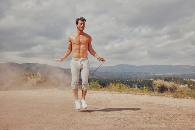 Glen Powell's Trainer Shares His Cover Guy Workout Routine