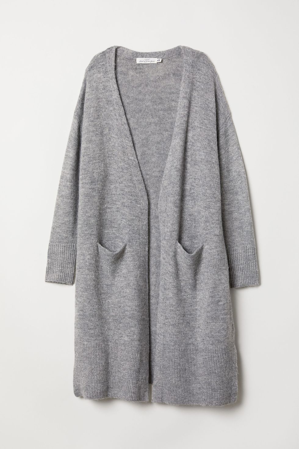 Clothing, Outerwear, Sleeve, Grey, Cardigan, Sweater, Pocket, Top, Robe, 