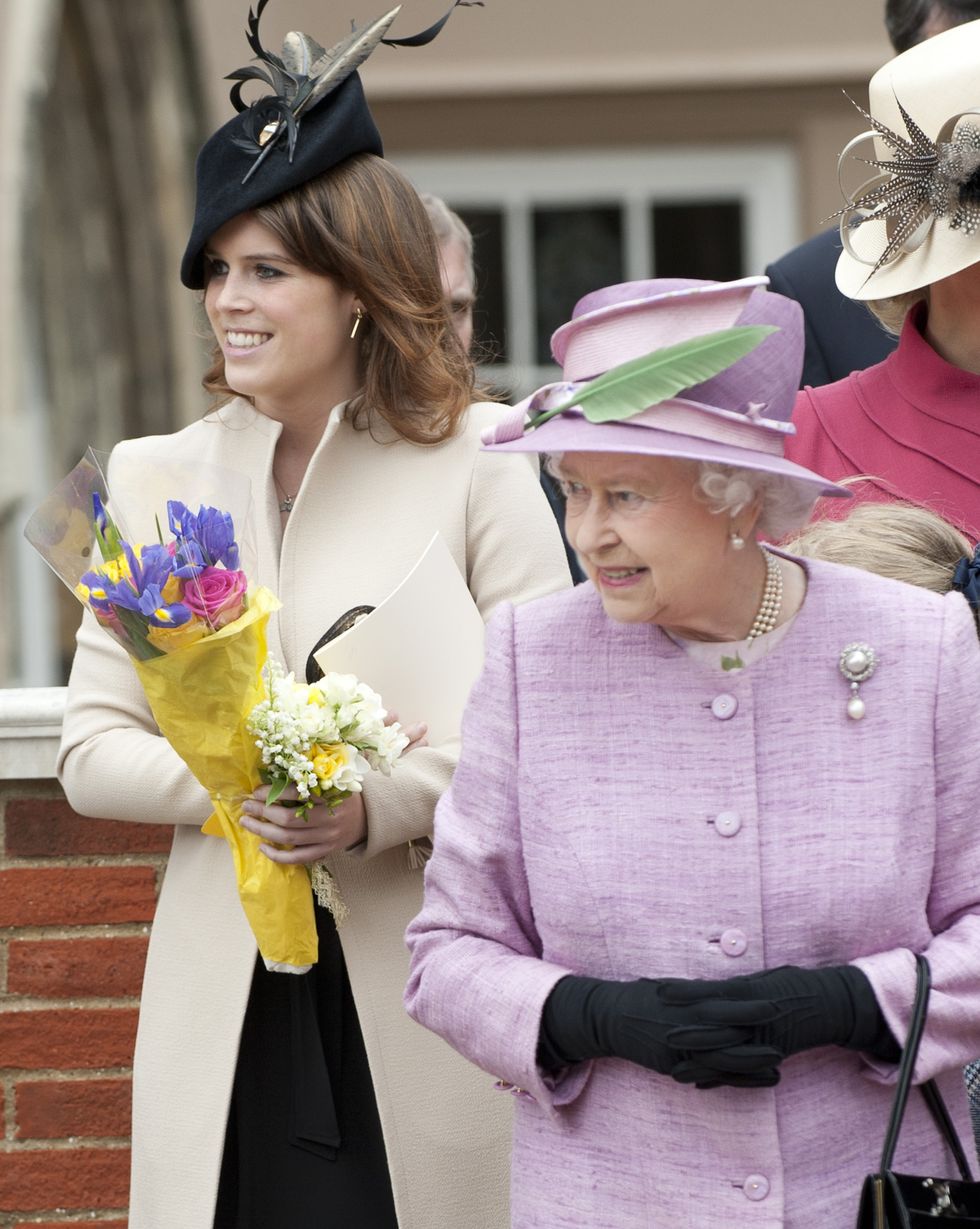 royals attend easter service
