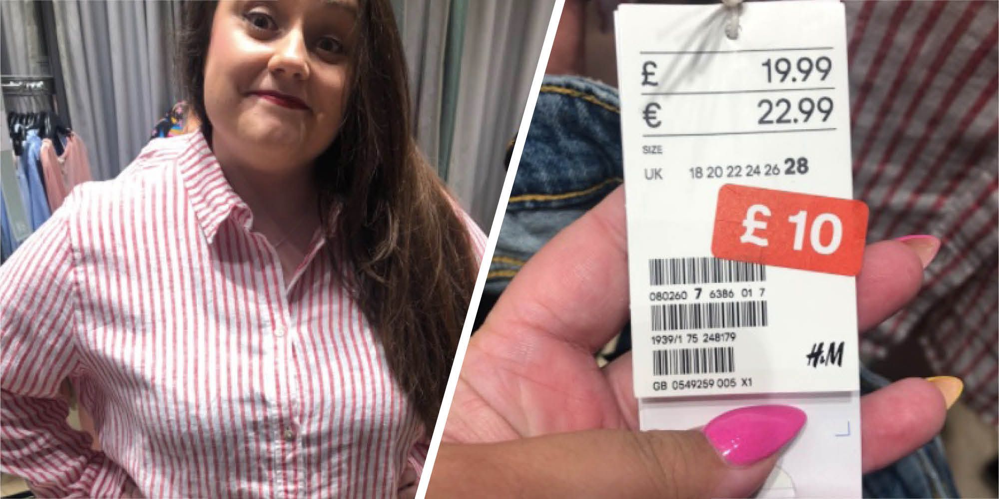This plus-size blogger H&M's sizing