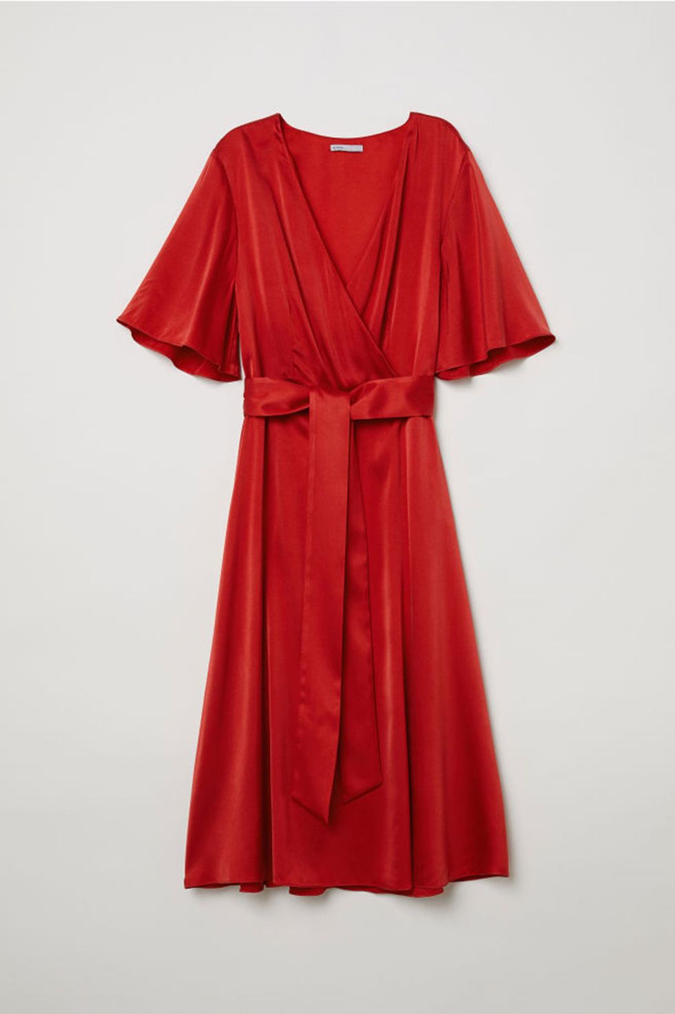 Clothing, Red, Day dress, Sleeve, Dress, Robe, Outerwear, Textile, Nightwear, Costume, 