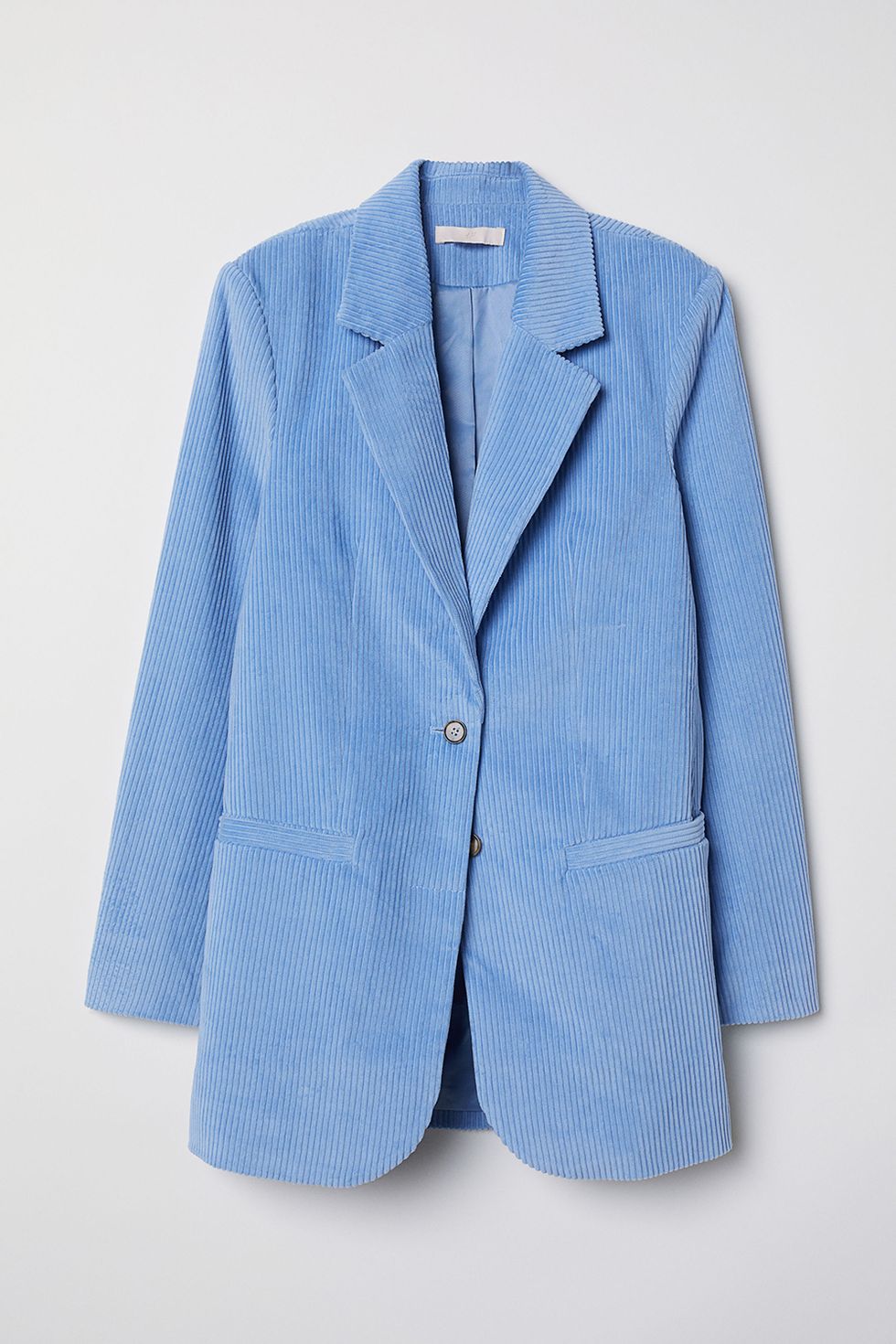 Clothing, Blue, Outerwear, Blazer, Jacket, Suit, Button, Formal wear, Design, Sleeve, 