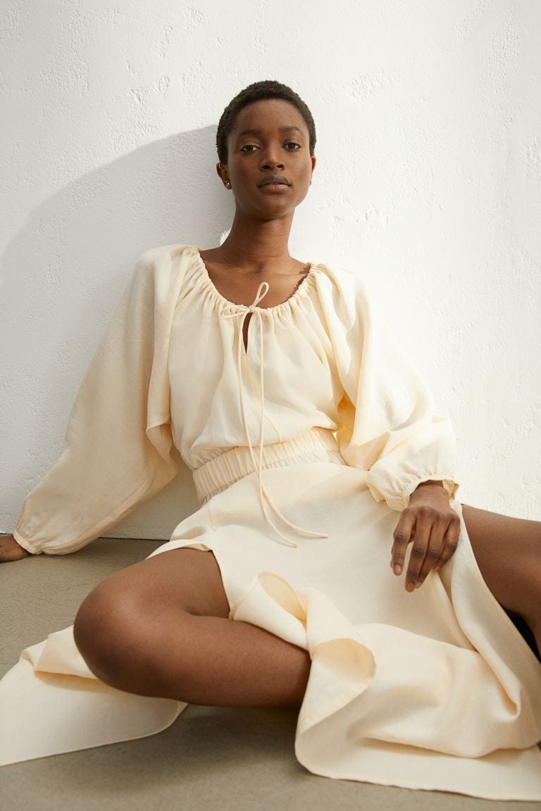 H&M dress has been dubbed the 'perfect transitional piece'