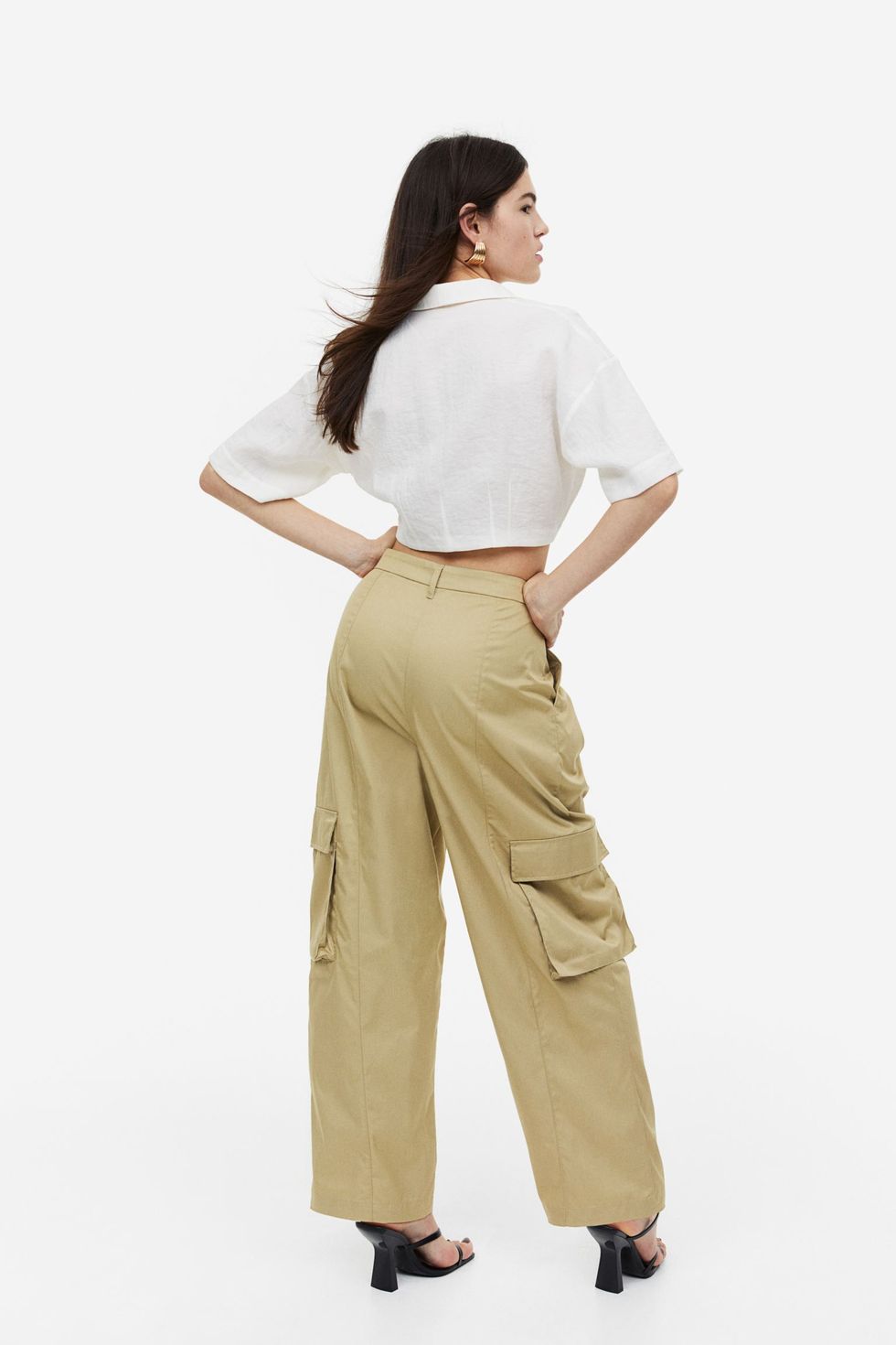 America regalo Invertir Los pantalones cargo holgados de pinzas de H&M
