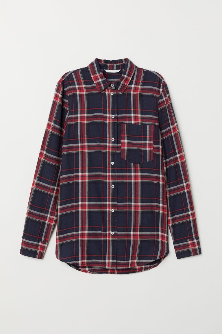 Holly Willoughby H&M check shirt