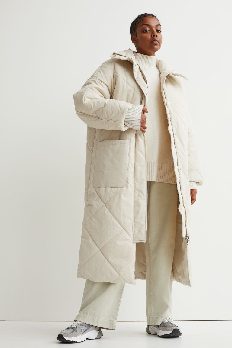 hm quilted coat