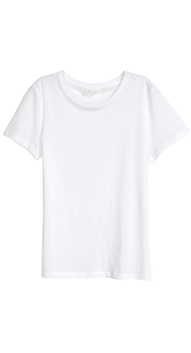 Clothing, T-shirt, White, Sleeve, Product, Top, Neck, Blouse, Crop top, 
