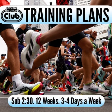 Runner's World Club sub 2:30 half marathon training plan runner's world club half marathon training plans