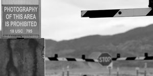 area 51 image in black and white
