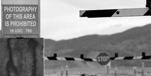 area 51 image in black and white