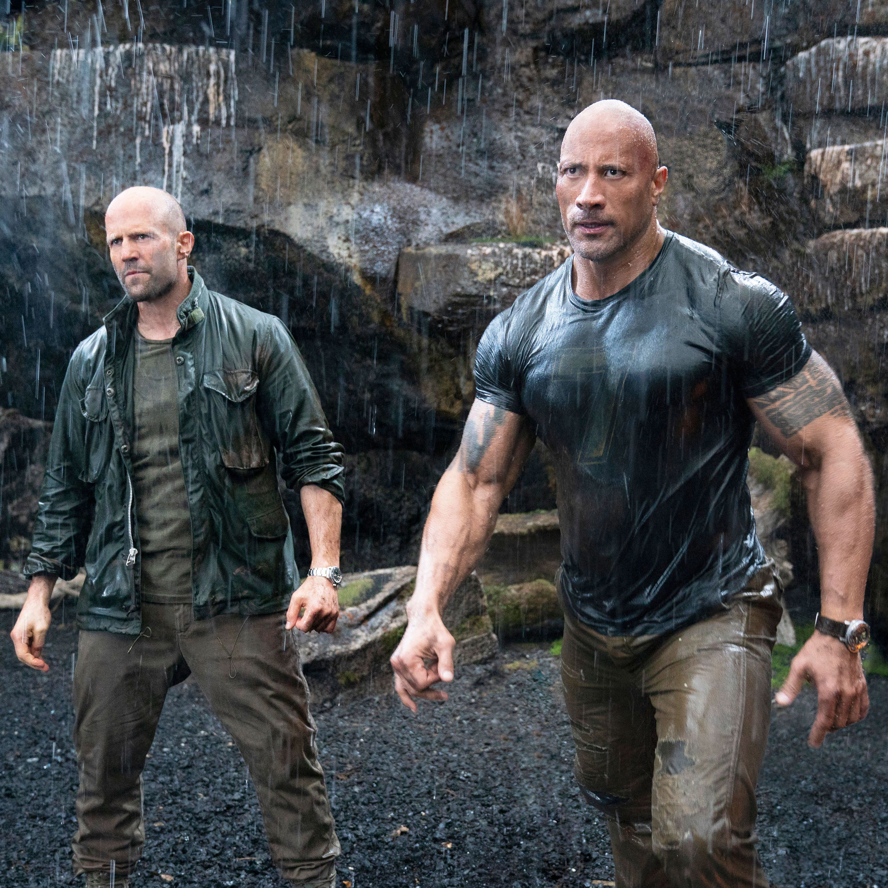 Number 7 T-shirt Dwayne Johnso n in Fast & Furious Presents: Hobbs & Shaw