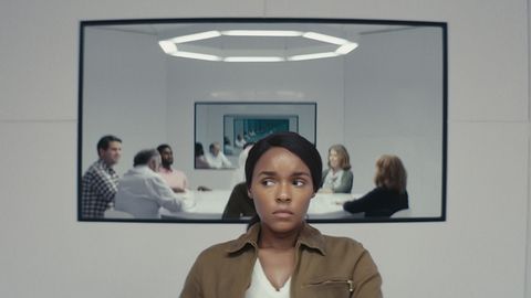 janelle monáe in a scene from the second season of amazon's "homecoming"