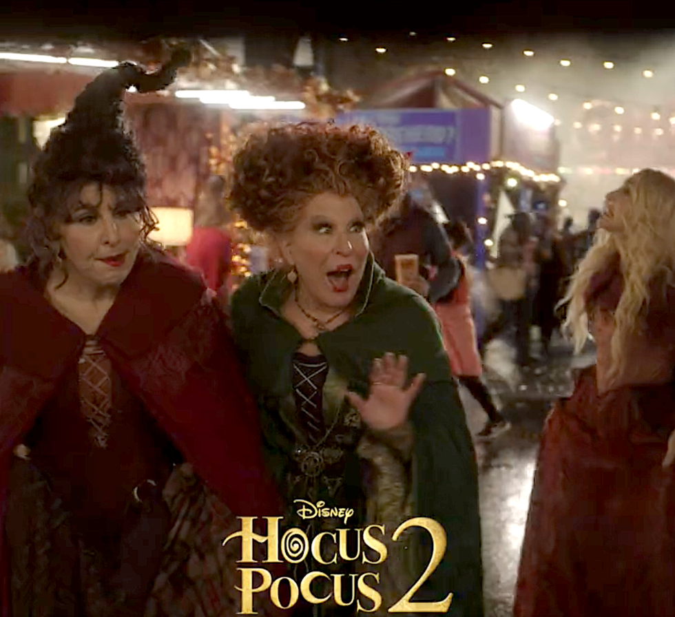 hocus pocus 2, bette midler, sarah jessica parker and kathy najimy