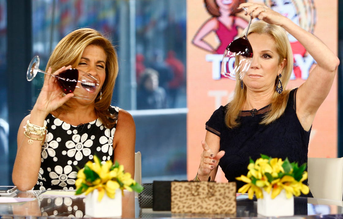 You and Your BFF Need These Kathie Lee and Hoda Wine Glasses