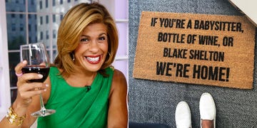 hoda kotb wine door mat