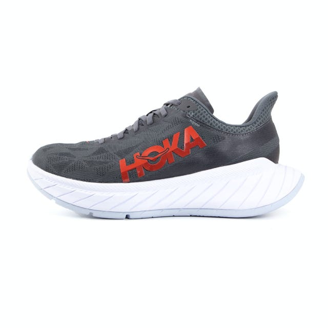 hoka one one carbon x 2 hardloopschoenen grijs schoenen hardlopen