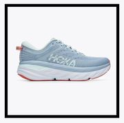 a collage of hoka sneakers in a roundup of the hoka cyber monday sneaker deals 2022