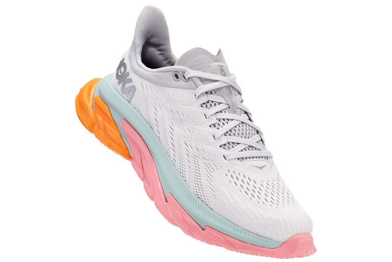 hoka one one clifton edge front view