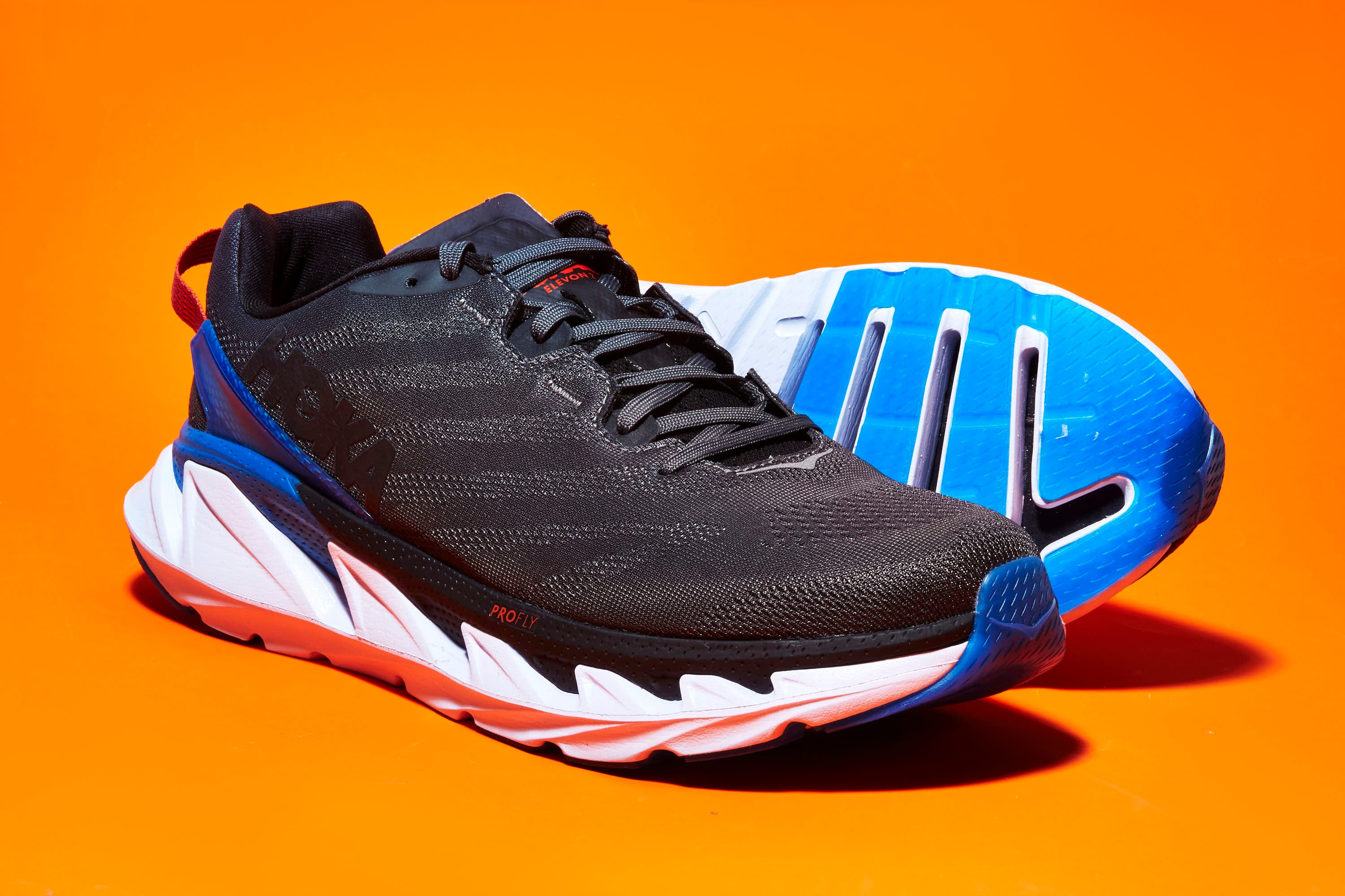 Shoe, Footwear, Outdoor shoe, Running shoe, Walking shoe, White, Orange, Blue, Nike free, Athletic shoe, 