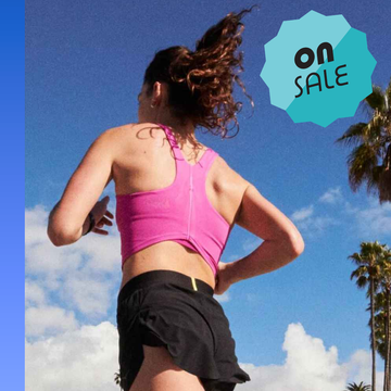 running shorts, sports bra running shorts, sports bra