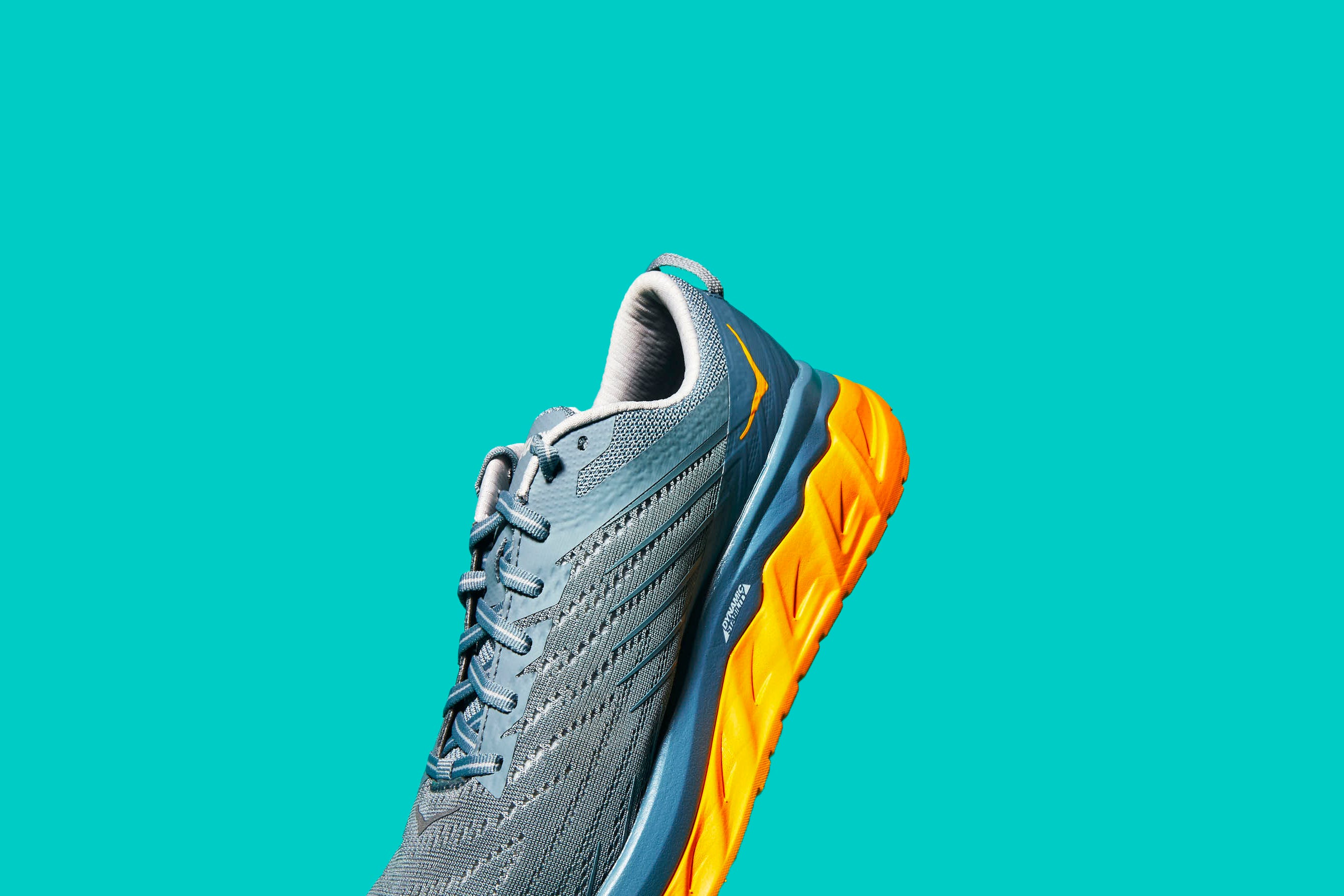 Footwear, Shoe, Orange, Nike free, Running shoe, Aqua, Green, Outdoor shoe, Turquoise, Yellow, 