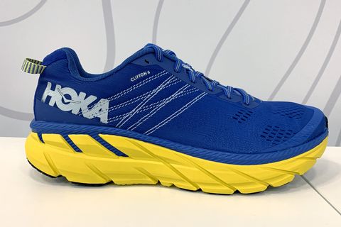 Shoe, Footwear, Running shoe, Outdoor shoe, Blue, Cobalt blue, Walking shoe, Electric blue, Yellow, Sneakers, 