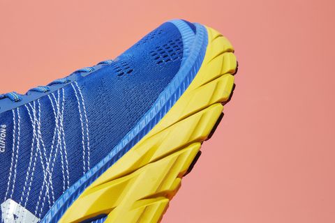 Blue, Yellow, Footwear, Electric blue, Orange, Shoe, Cobalt blue, Nike free, Close-up, Line, 