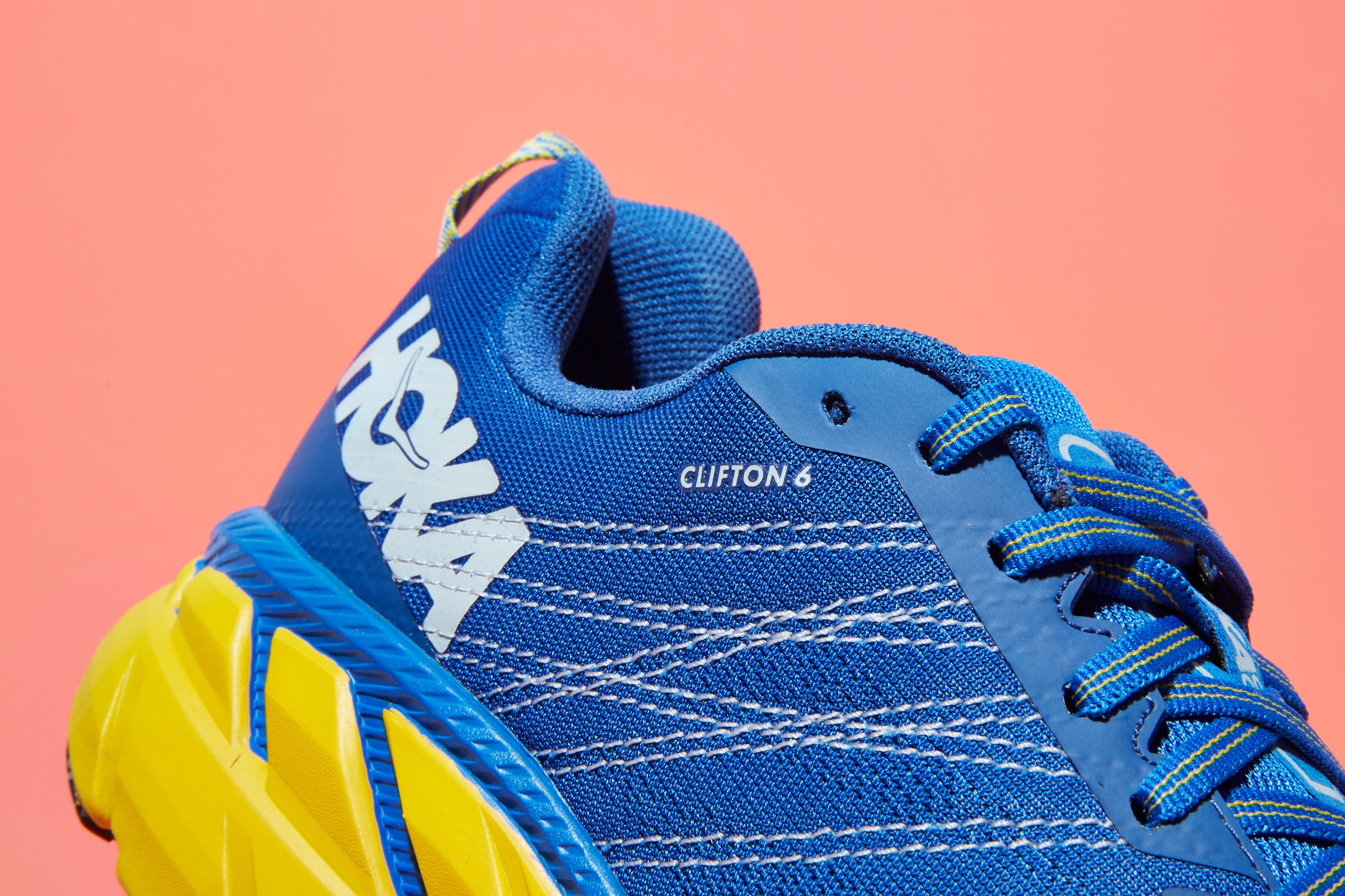 Footwear, Blue, Running shoe, Shoe, Electric blue, Cobalt blue, Outdoor shoe, Yellow, Azure, Orange, 