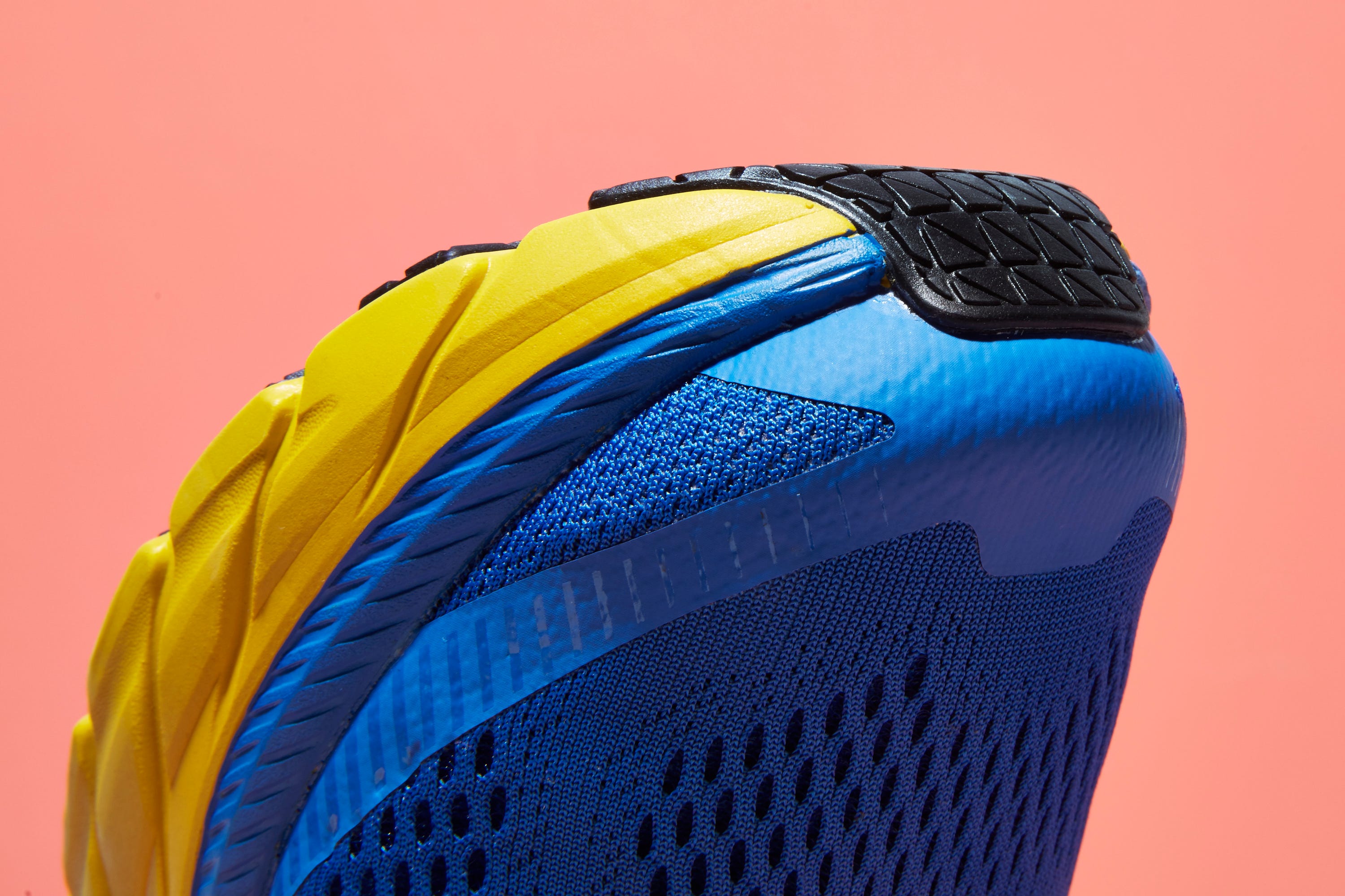 Blue, Yellow, Cobalt blue, Electric blue, Footwear, Orange, Personal protective equipment, Shoe, Sports gear, Helmet, 