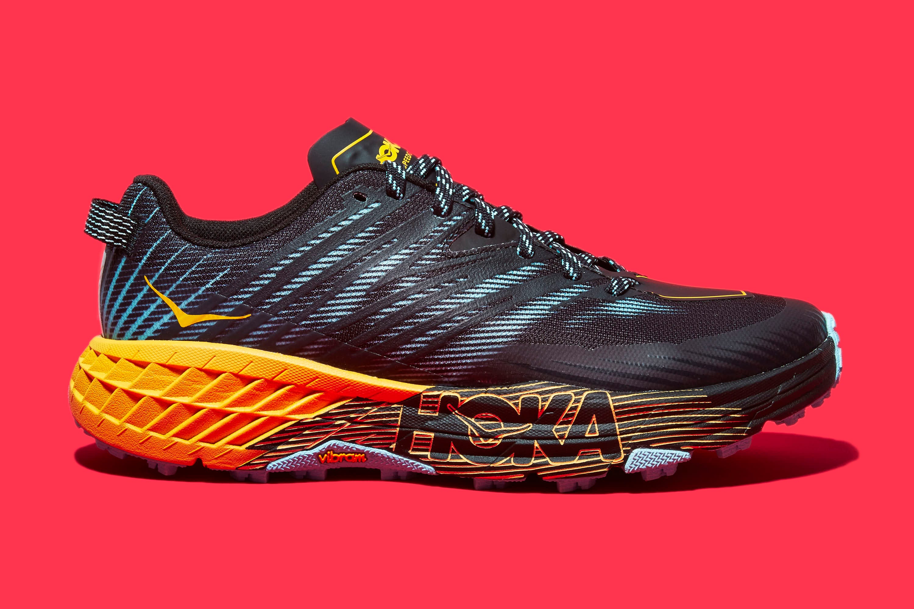 Footwear, Shoe, Running shoe, Orange, Outdoor shoe, Walking shoe, Yellow, Athletic shoe, Sneakers, Basketball shoe, 