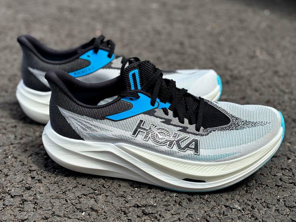 sleek athletic shoes designed for running with a lightweight construction