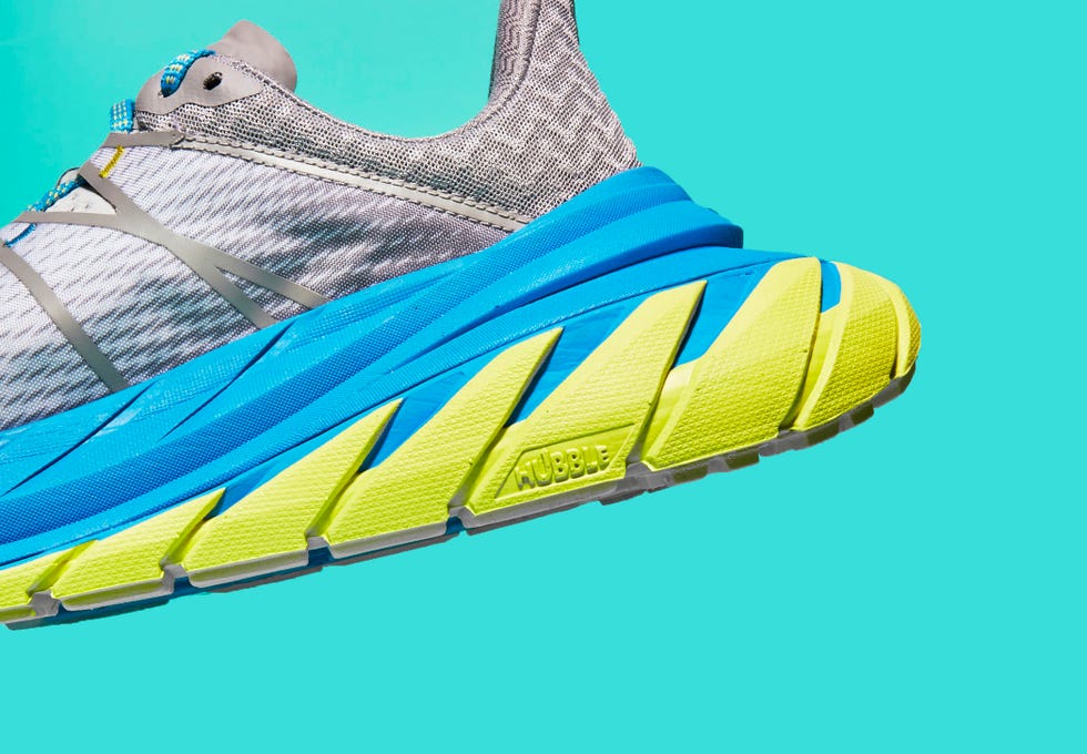 Footwear, Running shoe, Shoe, Aqua, Turquoise, Yellow, Blue, Outdoor shoe, Walking shoe, Azure, 