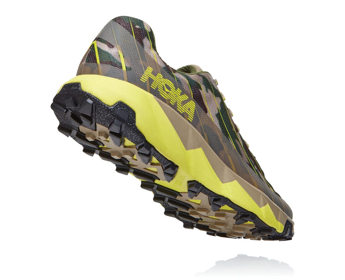 Footwear, Black, Shoe, Yellow, Green, Running shoe, Outdoor shoe, Athletic shoe, Sportswear, Cross training shoe, 