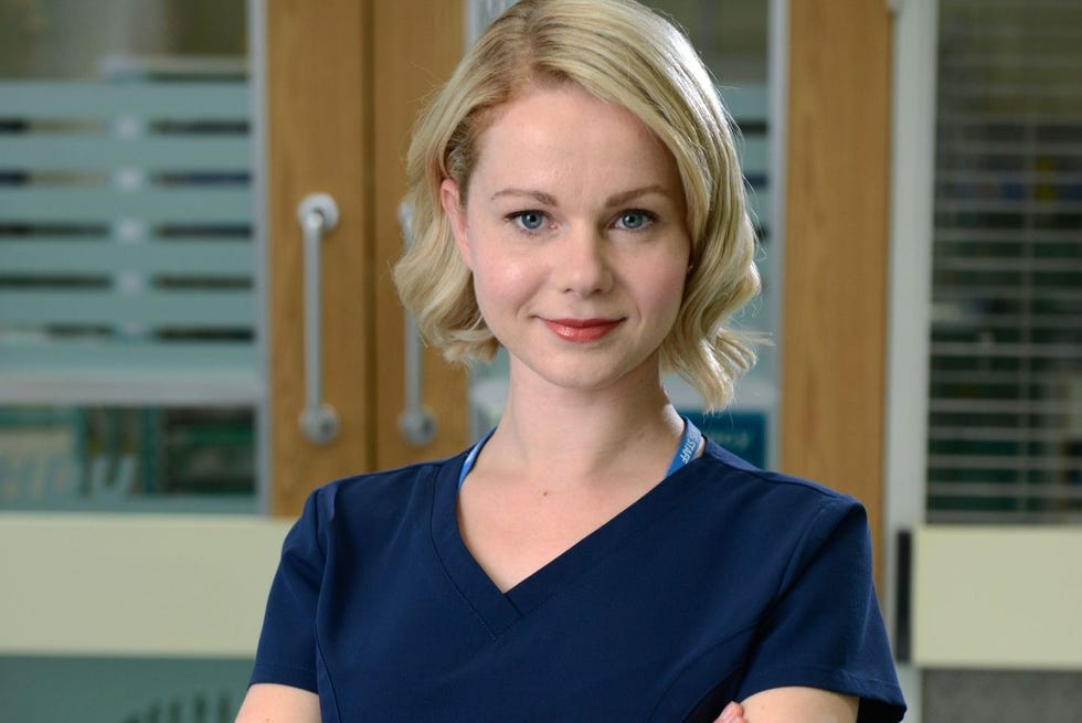 amy lennox as chloe godard in holby city