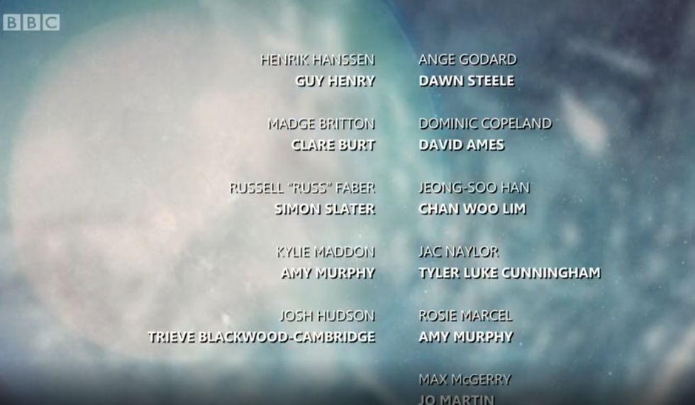 holby city credits blunder