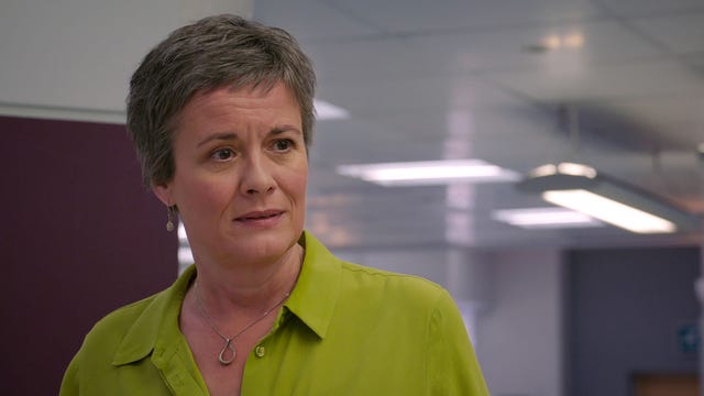 Holby City - Catherine Russell reacts to Serena Campbell's exit