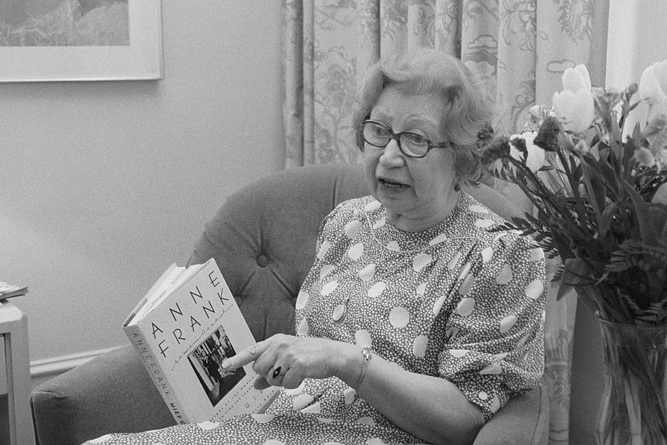 miep gies holding her book