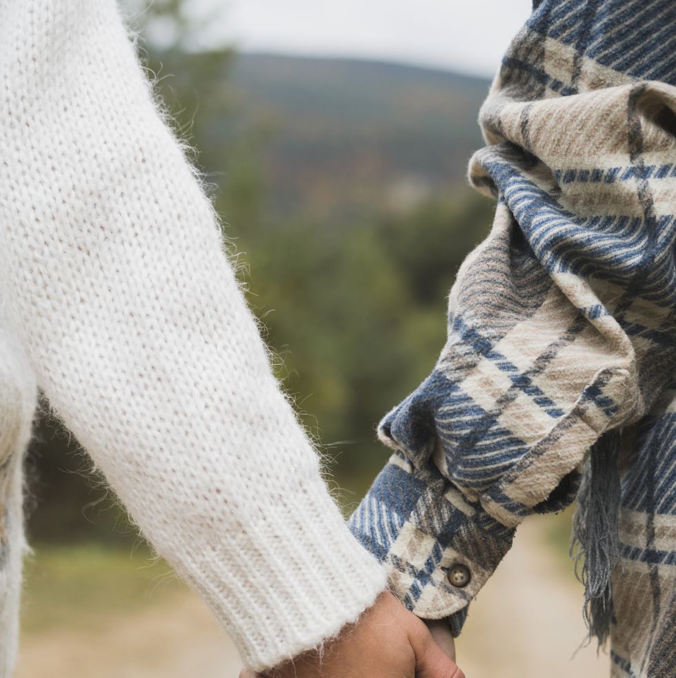holding hands can help release oxytocin