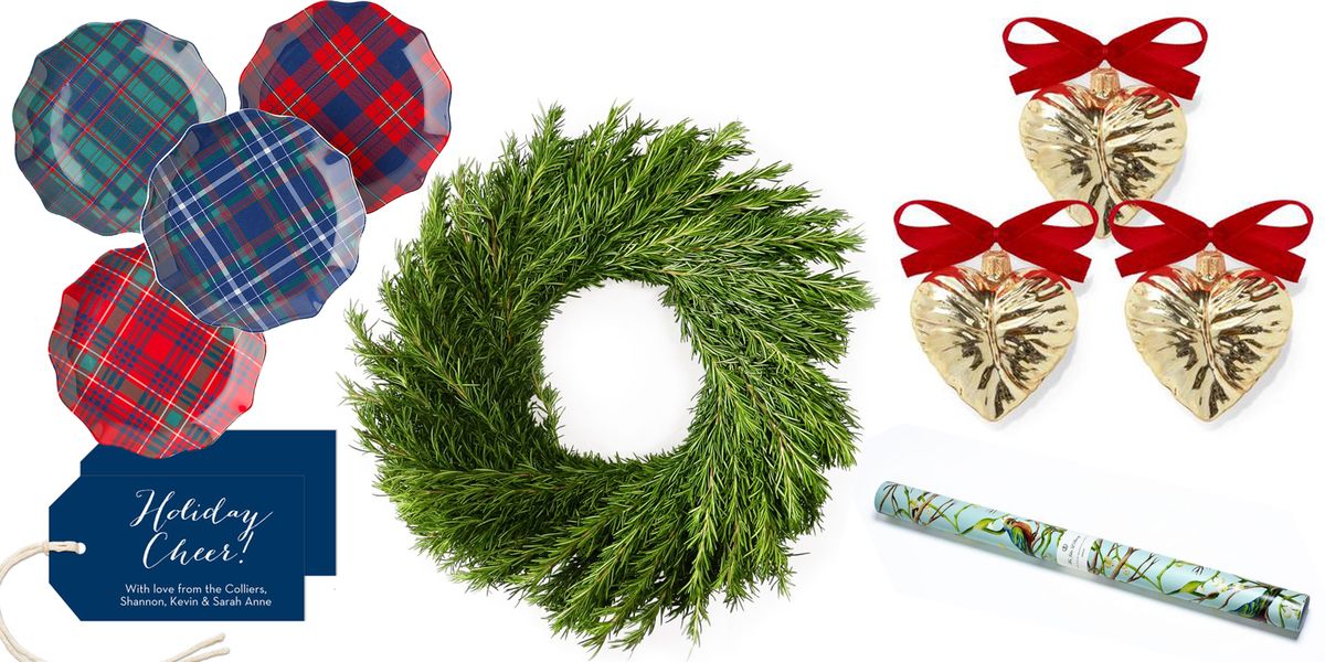 Christmas decoration, Wreath, Design, Christmas, Plant, Pattern, oregon pine, Tartan, Fir, Colorado spruce, 