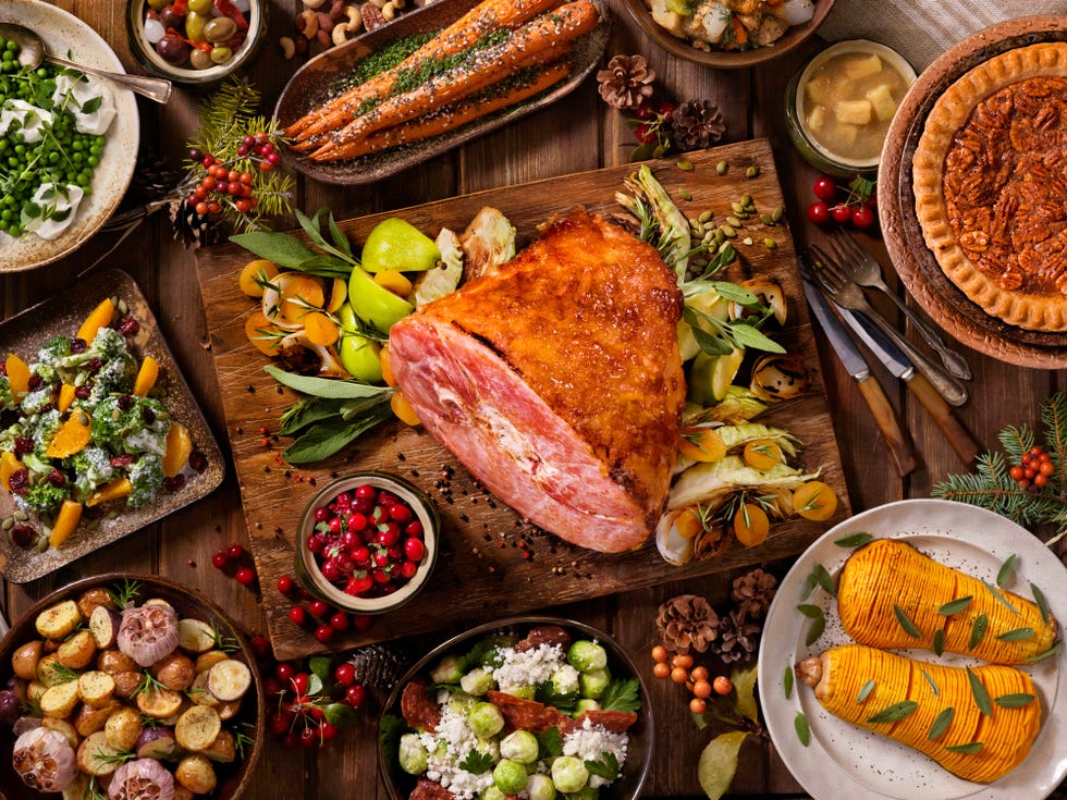 holiday ham dinner
