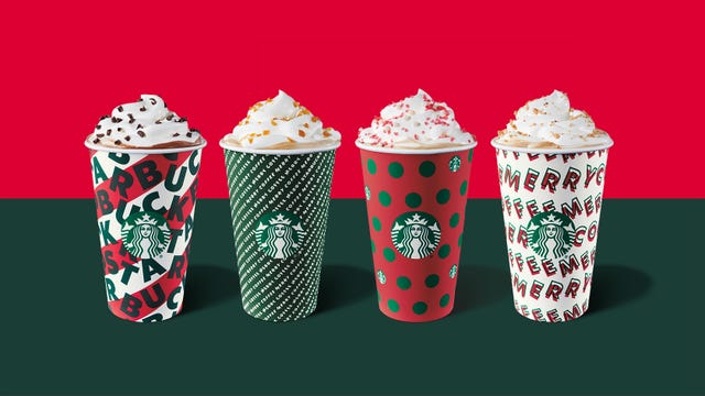 Starbucks holiday cups 2019 are returning Nov. 7