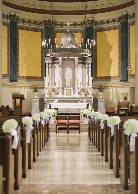 Aisle, Chapel, Building, Altar, Furniture, Column, Place of worship, Architecture, Religious institute, Chair, 