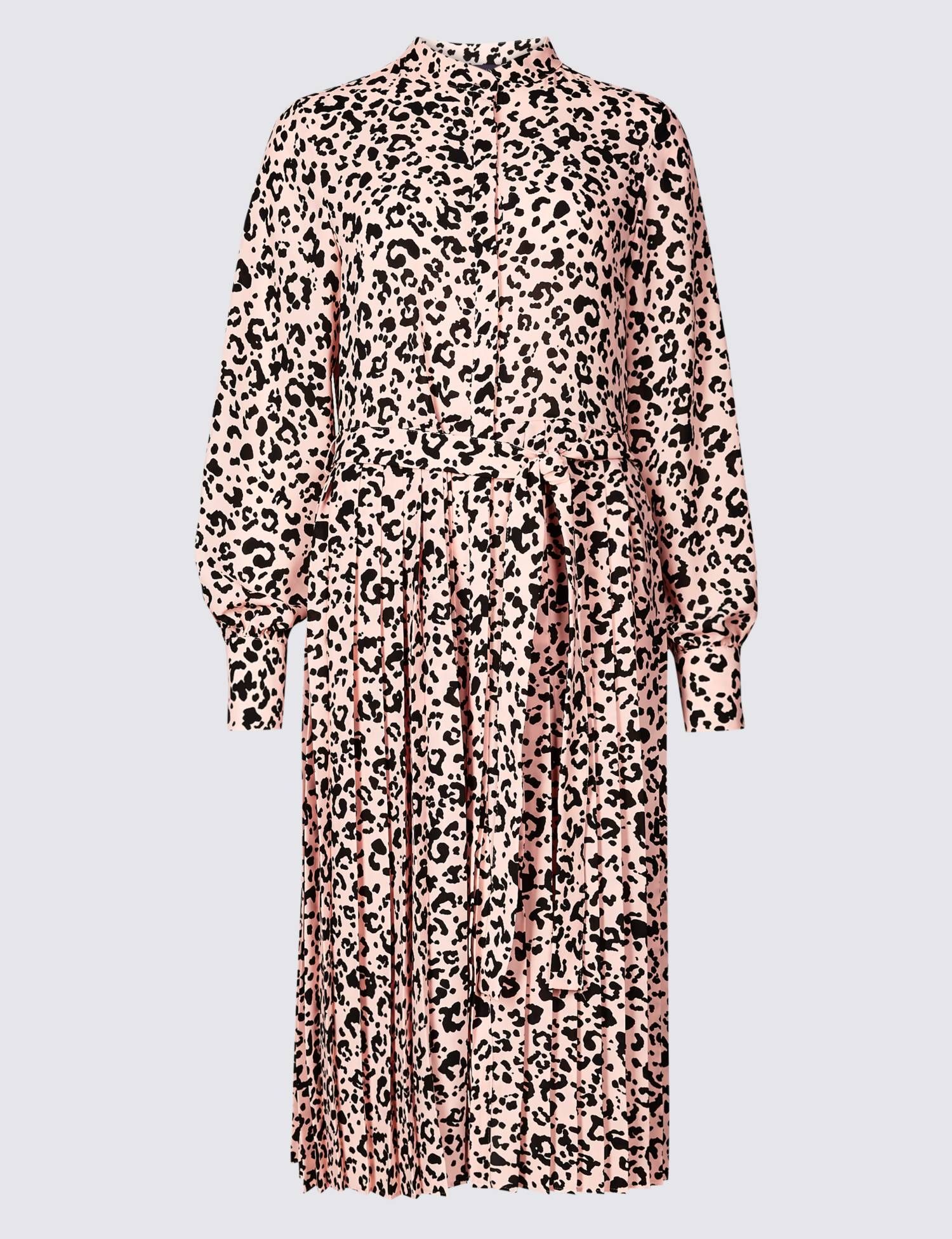 Holly Willoughby's Marks & Spencer pink leopard print dress is now in the  sale for £30