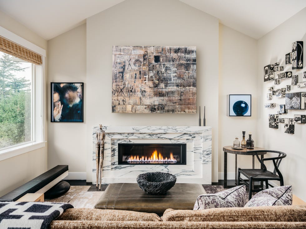 Tour a Bold Home Filled with Contemporary Art - Luxury Mill Valley Home