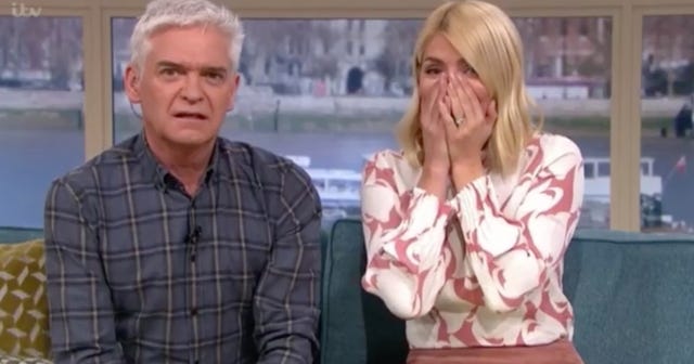 Holly Willoughby shocked on This Morning