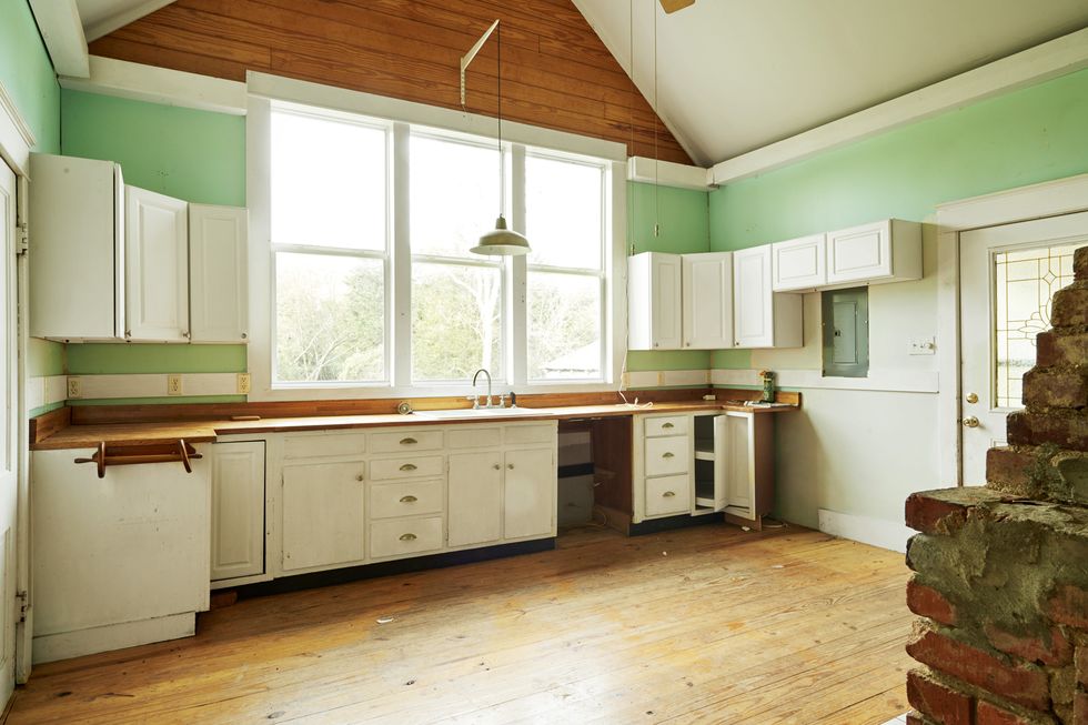 holly williams’s farmhouse kitchen before