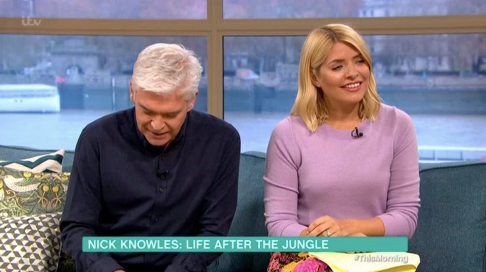 Holly Willoughby and Phillip Schofield interview Nick Knowles on This Morning