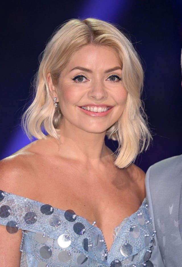 holly willoughby mermaid sequin gown